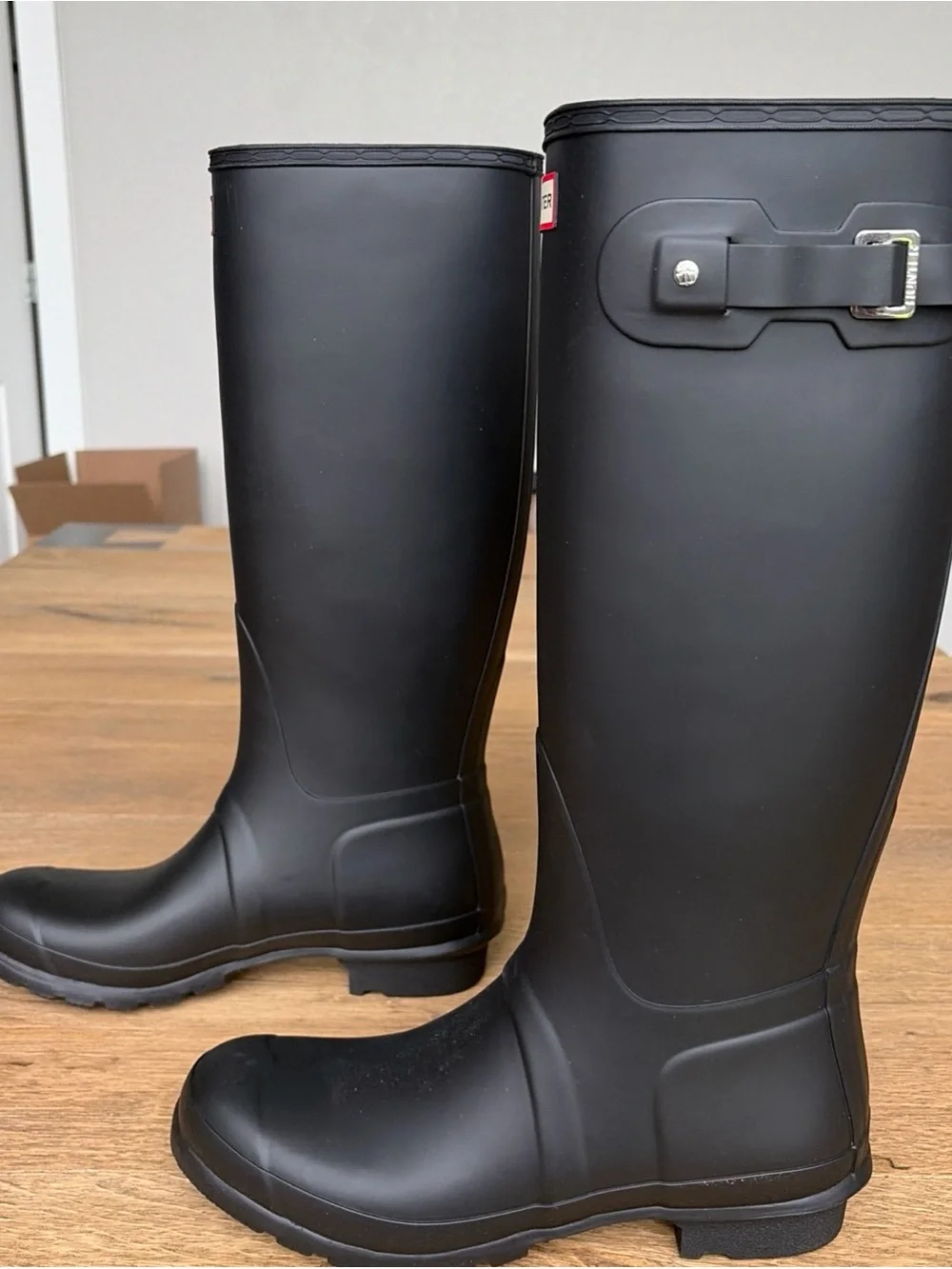 Hunter Original Tall Waterproof Rain Boots for Men - Black